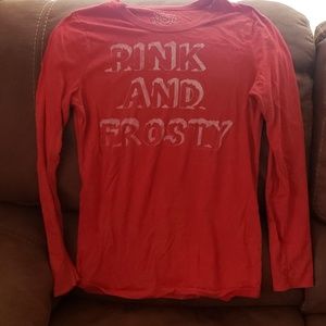 Victoria Secrer Pink Vintage long sleeve tee